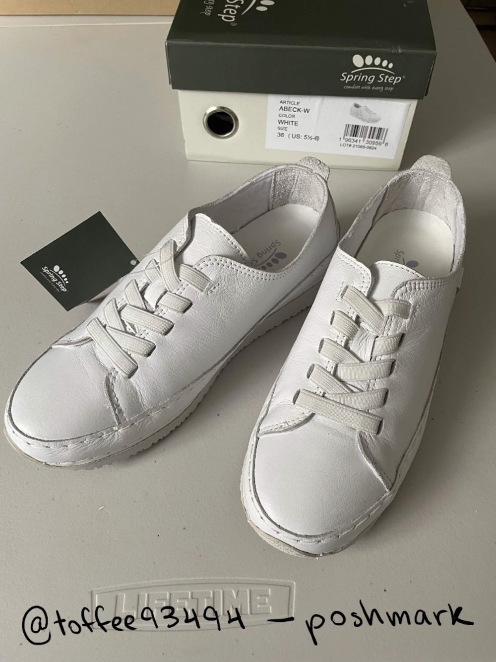 Spring Step Women's Abeck Sneakers, EU 36 (US 5.5-6)